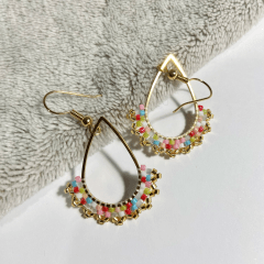 Aros Gota mix flor