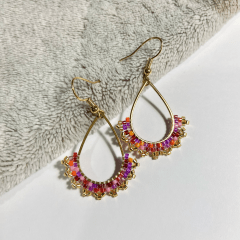 Aros Gota mix naranja