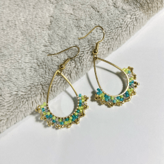 Aros Gota mix verde