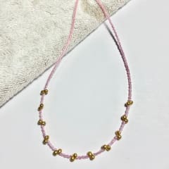 Collar Gota rosado 35 cm más alargue