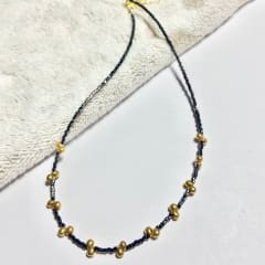 Collar Gota negro 35 cm más alargue