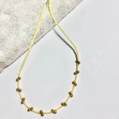 Collar Gota amarillo 35 cm más alargue