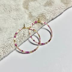 Aros Argolla mix lila