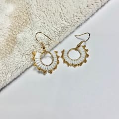 Aros Alelí blanco tiza