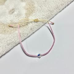 Pulsera Bicone rosada