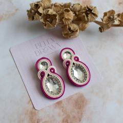 Aros Dobles magenta