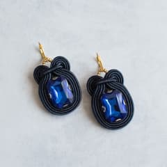 Aros Venecia azul oscuro