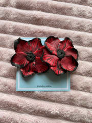 Aros Flor Simple Mediana