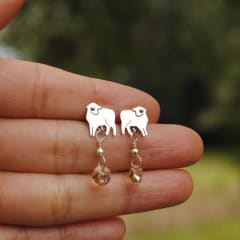 Aros Ovejas Cristal
