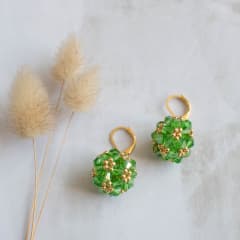 Aros Esfera Corta verde