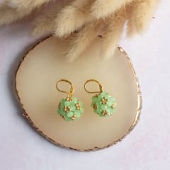 Aros Esfera Corta verde agua
