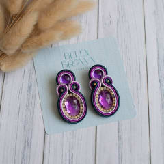 Aros Dobles morado