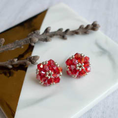 Aros Tiny rojo