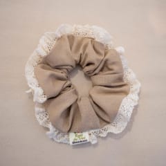 Scrunchie de lino 1