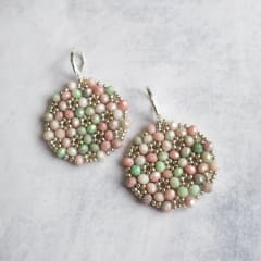Aros Medallón pastel
