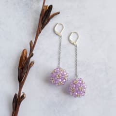 Aros Esfera lila