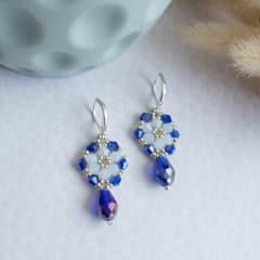 Aros Toscana azul y blanco