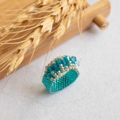Anillo Corona esmeralda