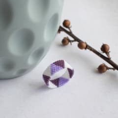 Anillo Boho morado