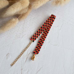 Pulsera Dublin rojo