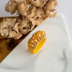 Anillo Corona amarillo