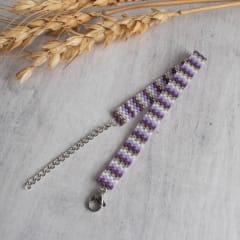 Pulsera Roma morado y lila