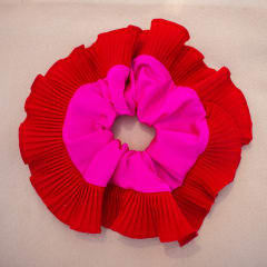 Bamba simple rojo y fucsia