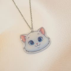 Collar TR Gato blanco