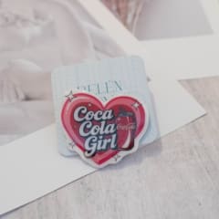 Pin TR Coca Cola girl