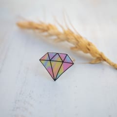 Anillo ajustable TR diamante iridiscente