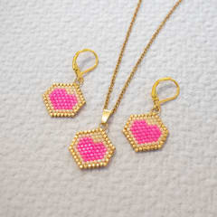 Conjunto Amour rosado