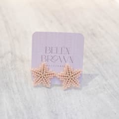 Aros Estrellitas durazno