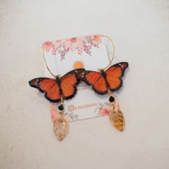 Mariposa Monarca Maxi Argolla