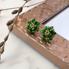 Aros Tiny verde oscuro