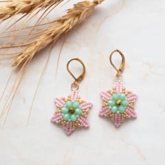 Aros Magnolia malva y menta