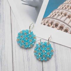 Aros Medallón celeste