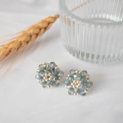 Aros Tiny celeste grisáceo