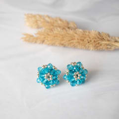 Aros Tiny celeste traslúcido
