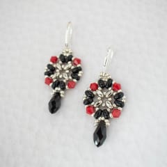 Aros Victoria negro y rojo