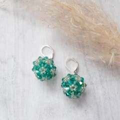Aros Esfera Corta turquesa