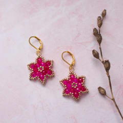 Aros Lilium fucsia
