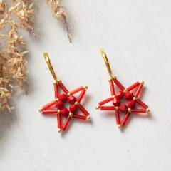 Aros Estrella rojo