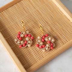 Aros Galaxia terracota y beige