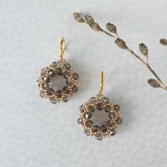 Aros Guirnalda grisáceo