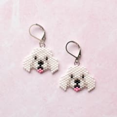 Aros Poodle blanco