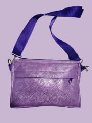 Bandolera lila tornasol