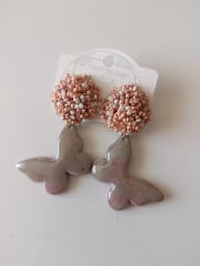 Aros mostacilla y mariposa