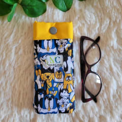 Estuche para lentes amarillo