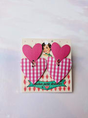 Aros Corazón Doble Coquette