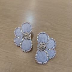 Aros Media Flor gris